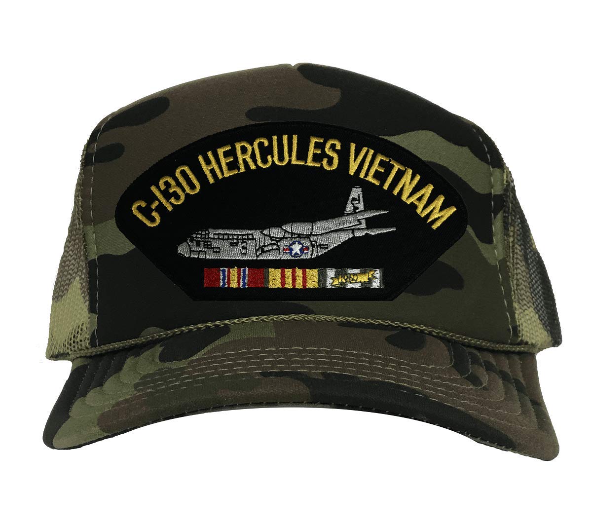 C-130 Hercules Vietnam War Camo Mesh Cap