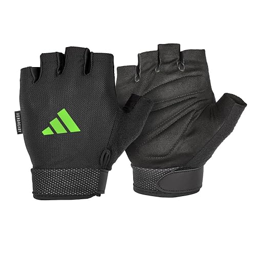 adidas Essential Training & Weightlifting Gloves, Fingerless Workout Gloves