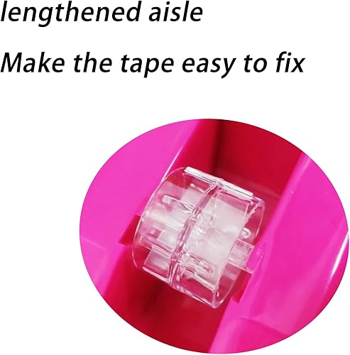 Miniatura 5 de Dispensador de cinta de escritorio Base antideslizante, para embalaje en oficina, restaurante, florería, pastelería, rosa