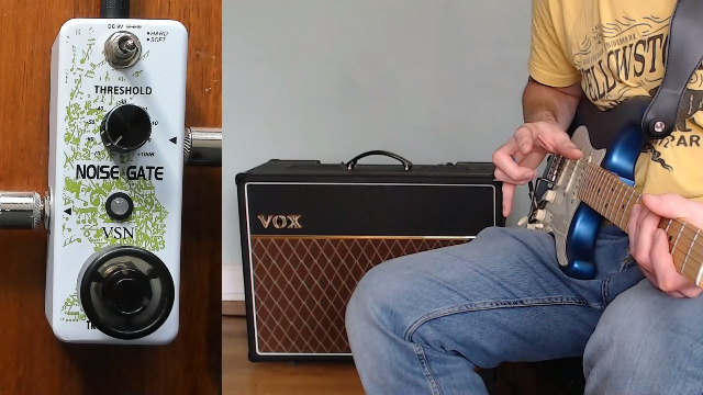 Amazon.com: VSN Noise Gate Pedal, Noise Killer Guitar Pedal Noise