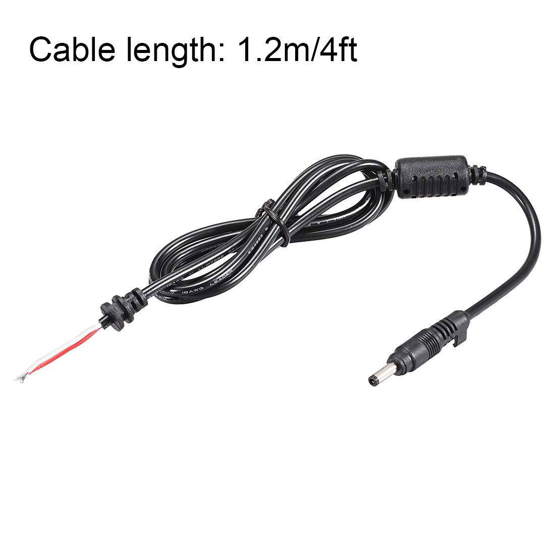 Amazon.com: uxcell 1.2M/4FT 4mm x 1.7mm Male Plug DC Power Adapter