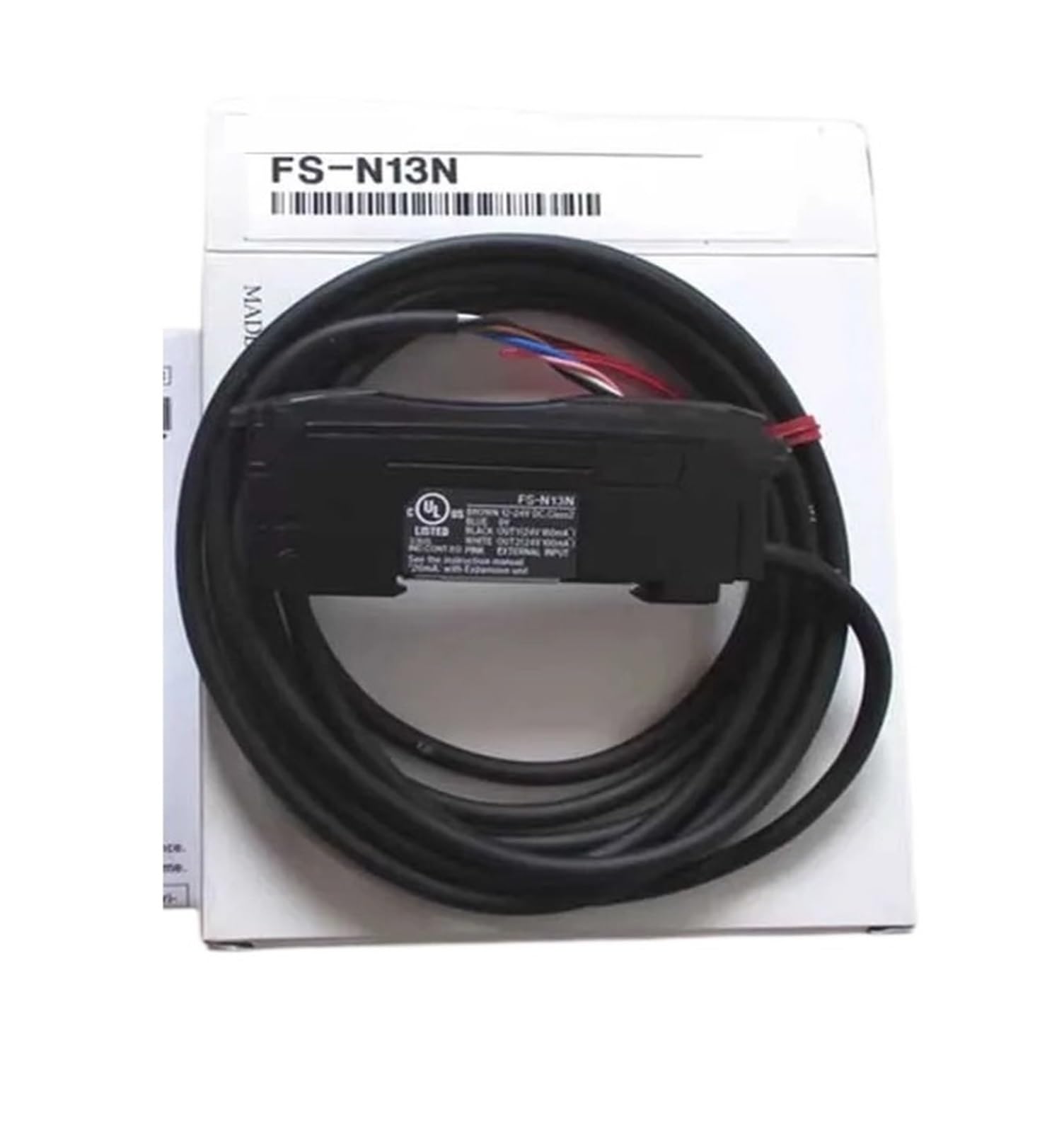 XDDQWSWA FS-N13N fiber amplifier,NPN Cable-type Digital Fiber Optic Amplifier