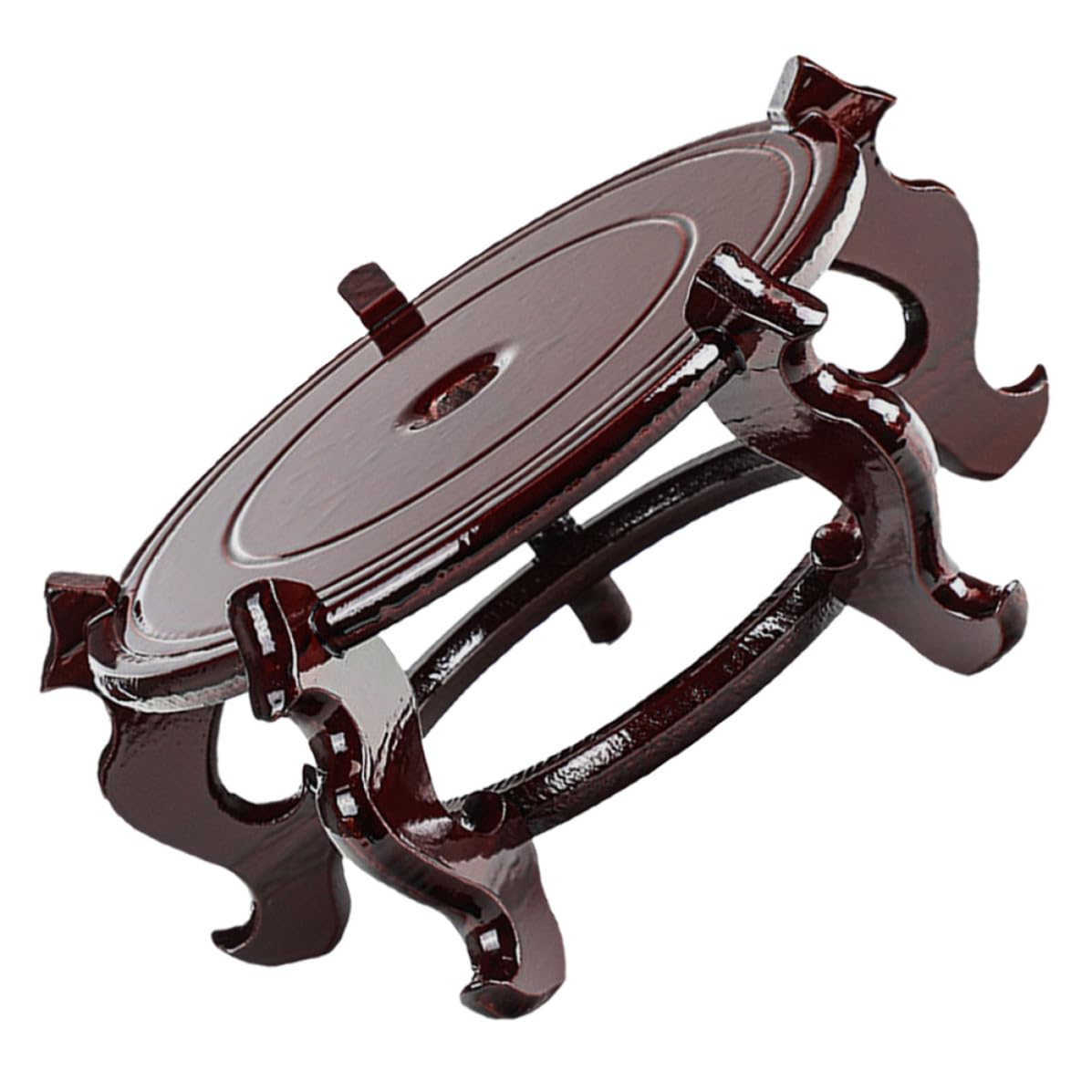 Totority Soporte para Macetas de Madera Pequeñas Patas, Ligero y Decorativo, Adecuado para Plantas Domésticas y Peceras Hogar