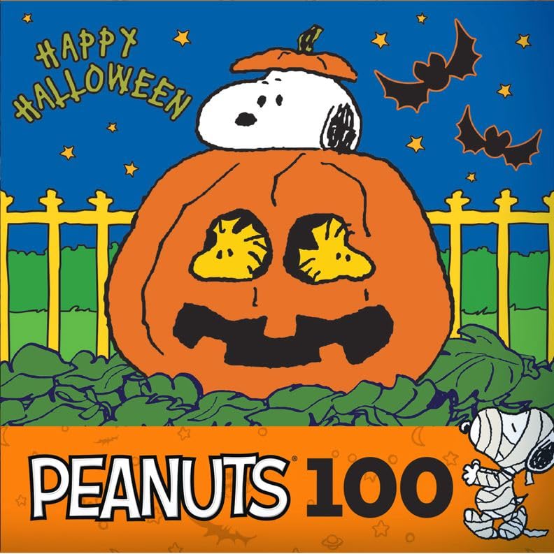 Amazon.com: RoseArt - Peanuts - Happy Halloween - 100 Piece Jigsaw