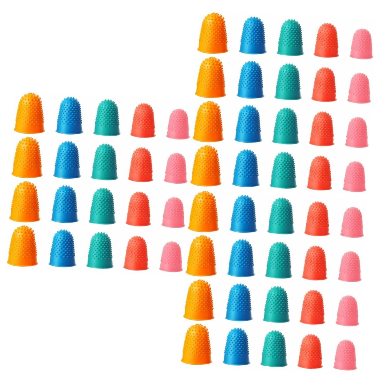 Ipetboom 3sets Silicone Finger Cot Finger Caps Glue Holder Hot Glue Sticks Finger Bot Guitar Accesories Finger Cots Finger Covers Betta Fish Mirror Finger Protector Rubber 20pcs*3