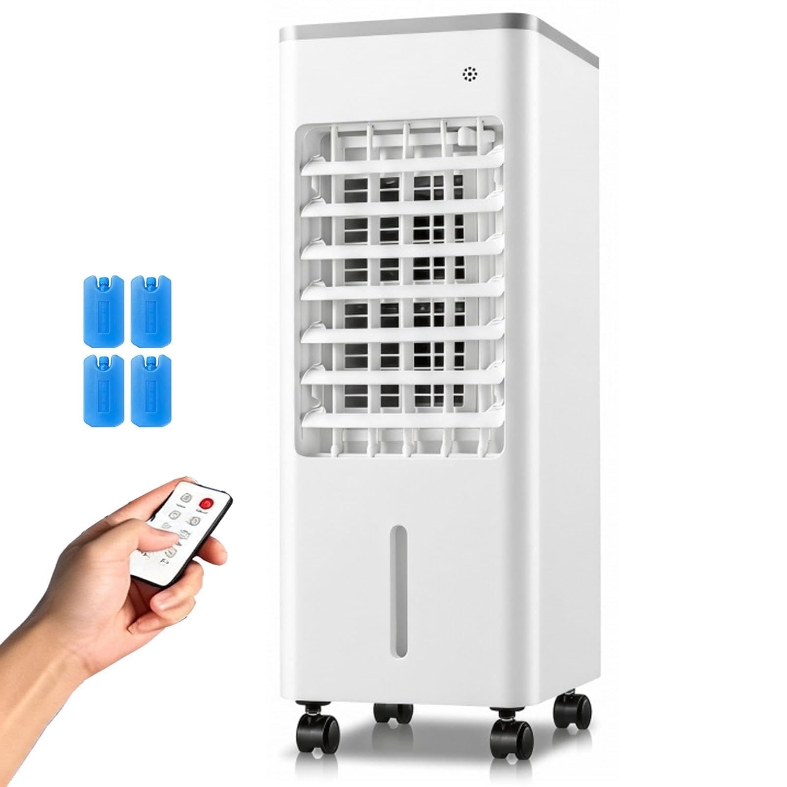 1.6Gal Mobile Air Conditioners for Home, 75W Evaporative Air Cooler