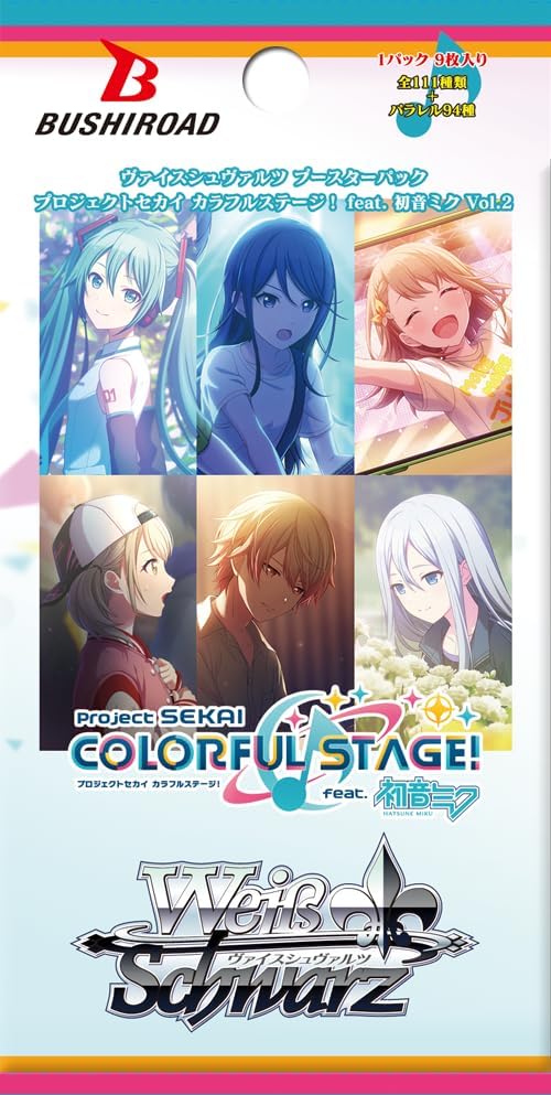 Bushiroad Weiss Schwarz Booster Pack Project Sekai Colorful Stage! feat. Hatsune Miku Vol. 2 Box (16 Packs, 144 Cards) image 3