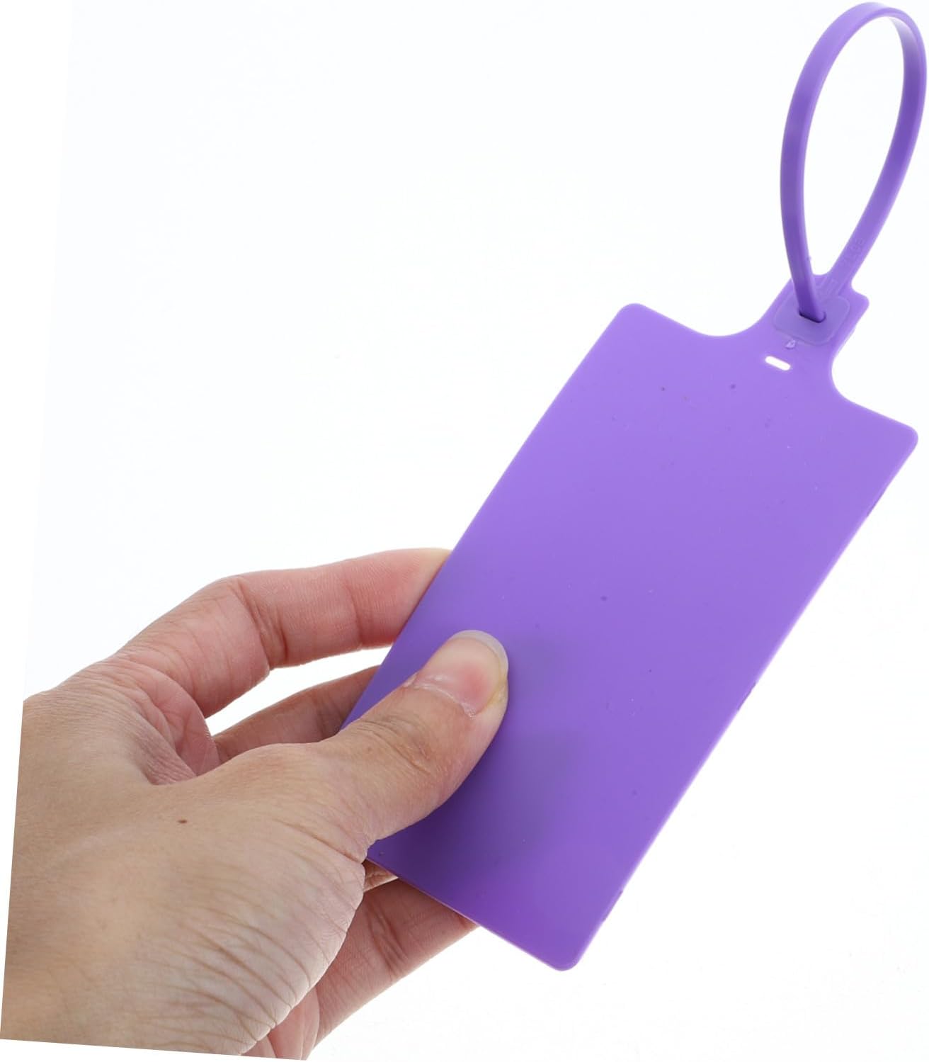 Healeved 100pcs Mixed Color Plastic Shipping Labels Cable Tags 5.8x100mm Writable Luggage Wire Labeling Tags for Industrial Packaging and Shipping Random Color