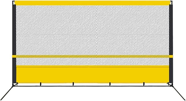 Portable Tennis Rebounder Tennis Practice Wall for Indoor & Outdoor Training Training Equipment Tennis Rebound Net, for Groundstrokes & Volleying TennisSize5.9x11.8ft