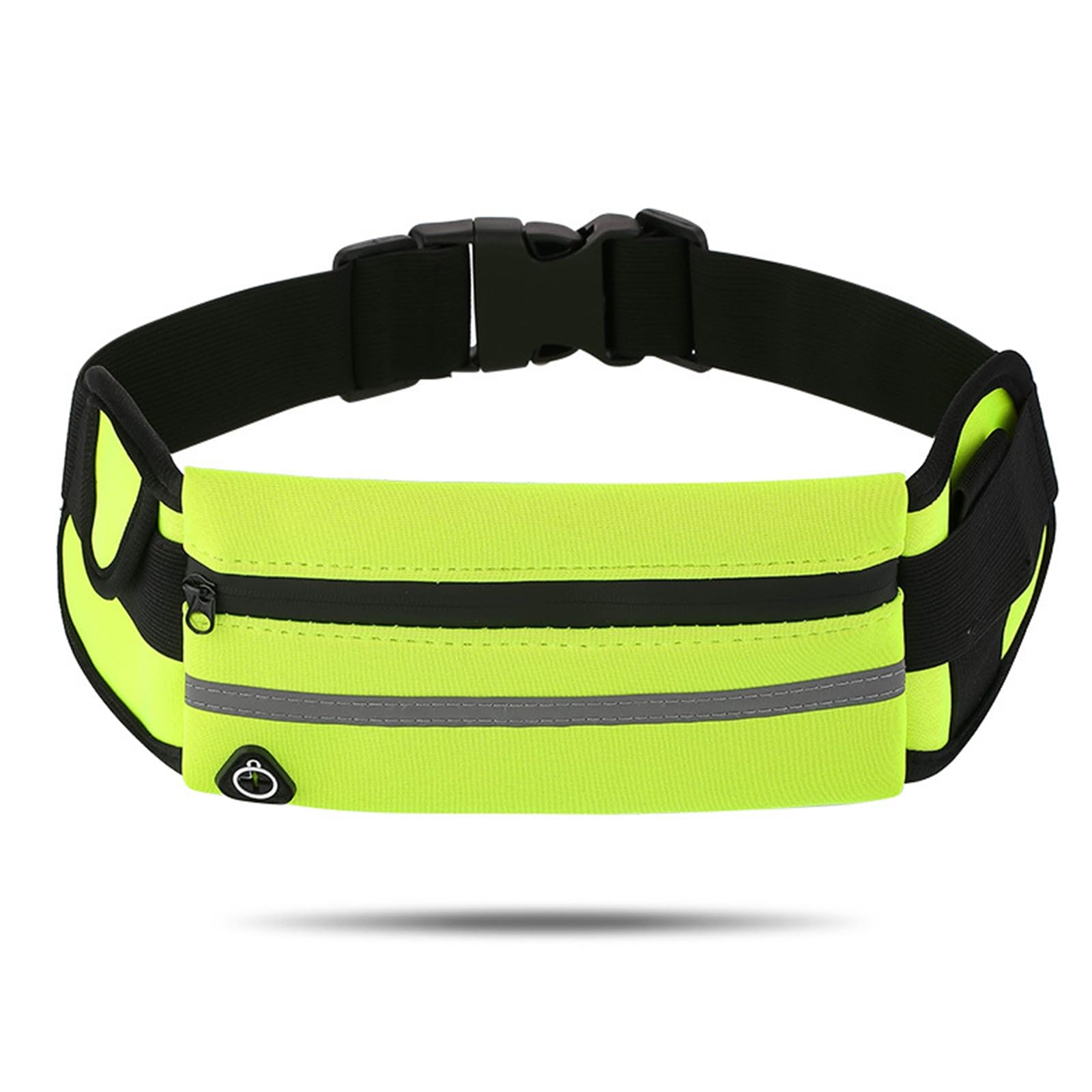 Running Belt with Bottle Holder, Reflective Water-Resistant Waist Pack