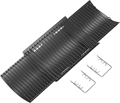 MixRBBQ Cenicero universal de 23 a 34 pulgadas con 2 colgadores de fuego para Chargriller Charcoal 1224, 1324, 2121, 2222, 2727, 2828, 2929,