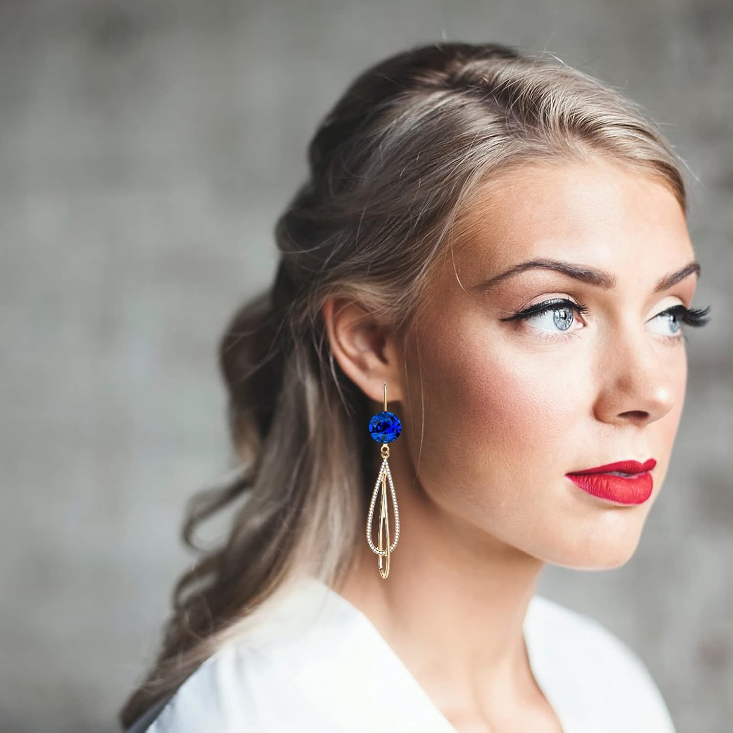 12pcs Gold Plated Flat Round Earring Hooks Brass French Fish Hooks Earrings Hypoallergenic Ear Wire with Loop Hole Dangle Earrings Connector for DIY Jewelry Making, 2 Sizes - Image 6