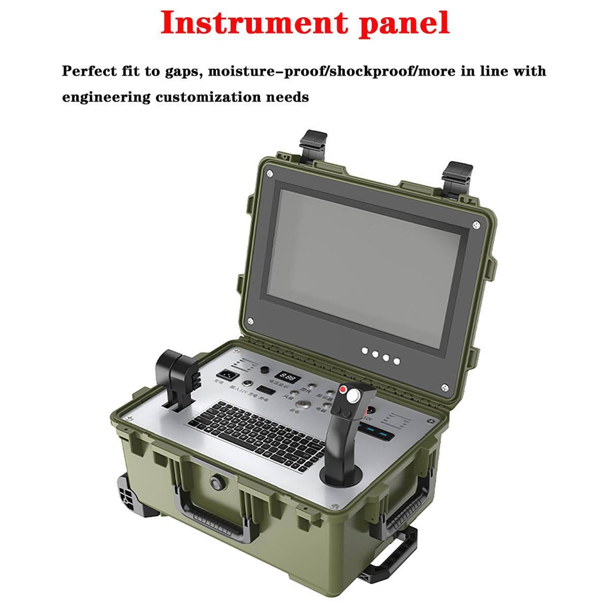 Caja de herramientas portátil rígida, impermeable, a prueba de golpes, almacenamiento a prueba de polvo con inserto de espuma personalizado, protección IP67 resistente para herramientas y equipos