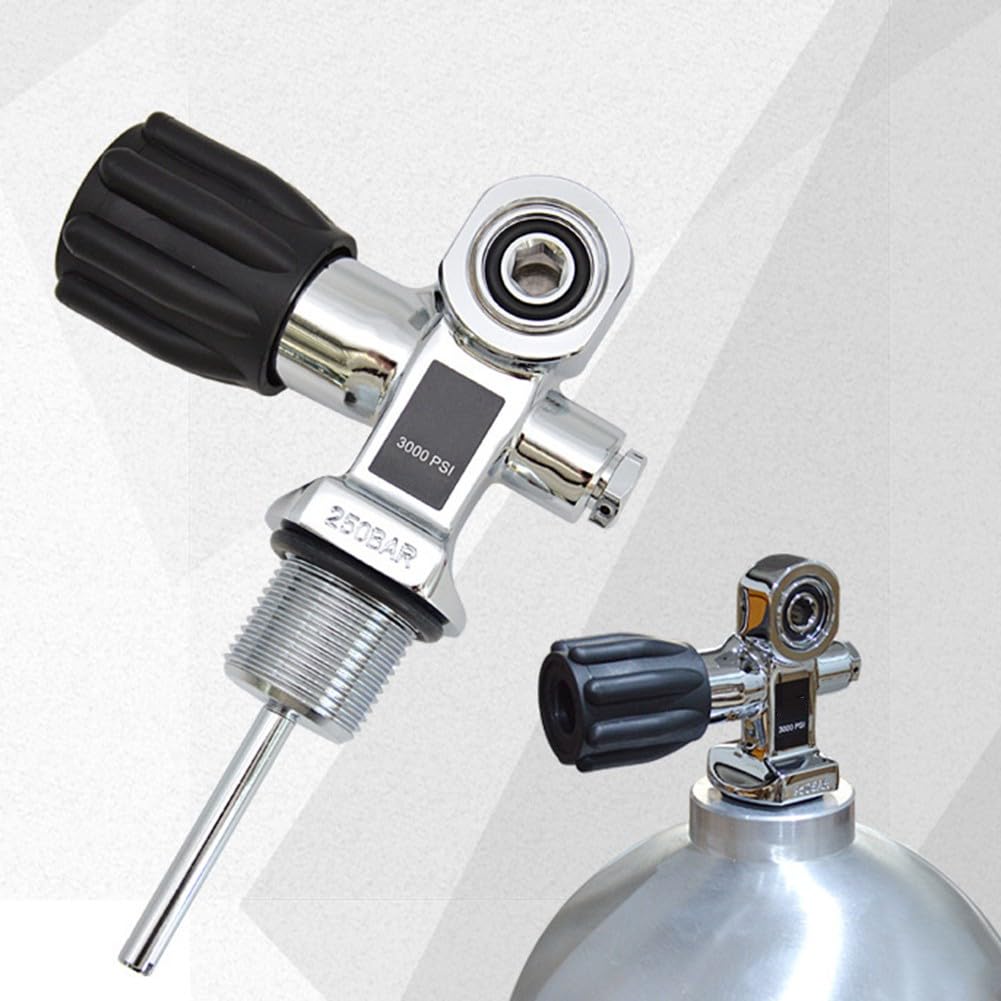 Scuba Tauchflaschenventil 250 BAR Messing Dual-Use DIN/Yoke mit