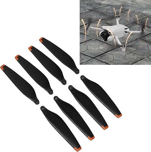 Miniatura 4 de EVGATSAUTO Drone Propellers, Drone Accessories Powerful High Rigidity Drone Wing Blades for Mini 3 (Orange)