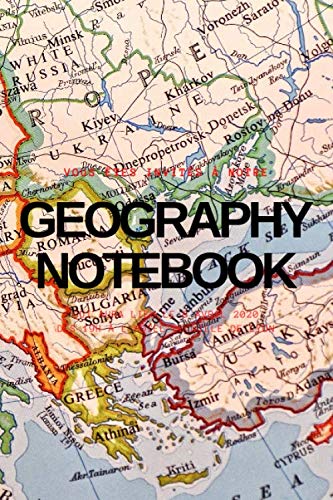 Geography notebook: Geography notebook 6 x 9 inches (15.24 x 22.86 cm)