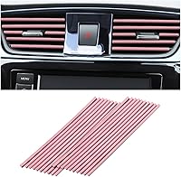 Vista 12 de 20 tiras decorativas de aire acondicionado de automóvil para salida de ventilación, universal, impermeable, flexible, para la mayoría de salidas
