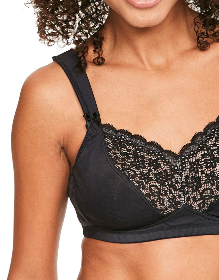 Anita 5712X-001 Care Donna Reggiseno Post-Operatorio Mastectomia Compressione Non Imbottito Senza Ferretto Nero 4D