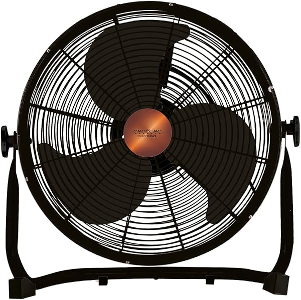 Cecotec Ventilador Industrial EnergySilence 3000 Pro, 90 W, 3 aspas, diámetro 40 cm (16"), motor de cobre, 3 velocidades, acabados metálicos - 1