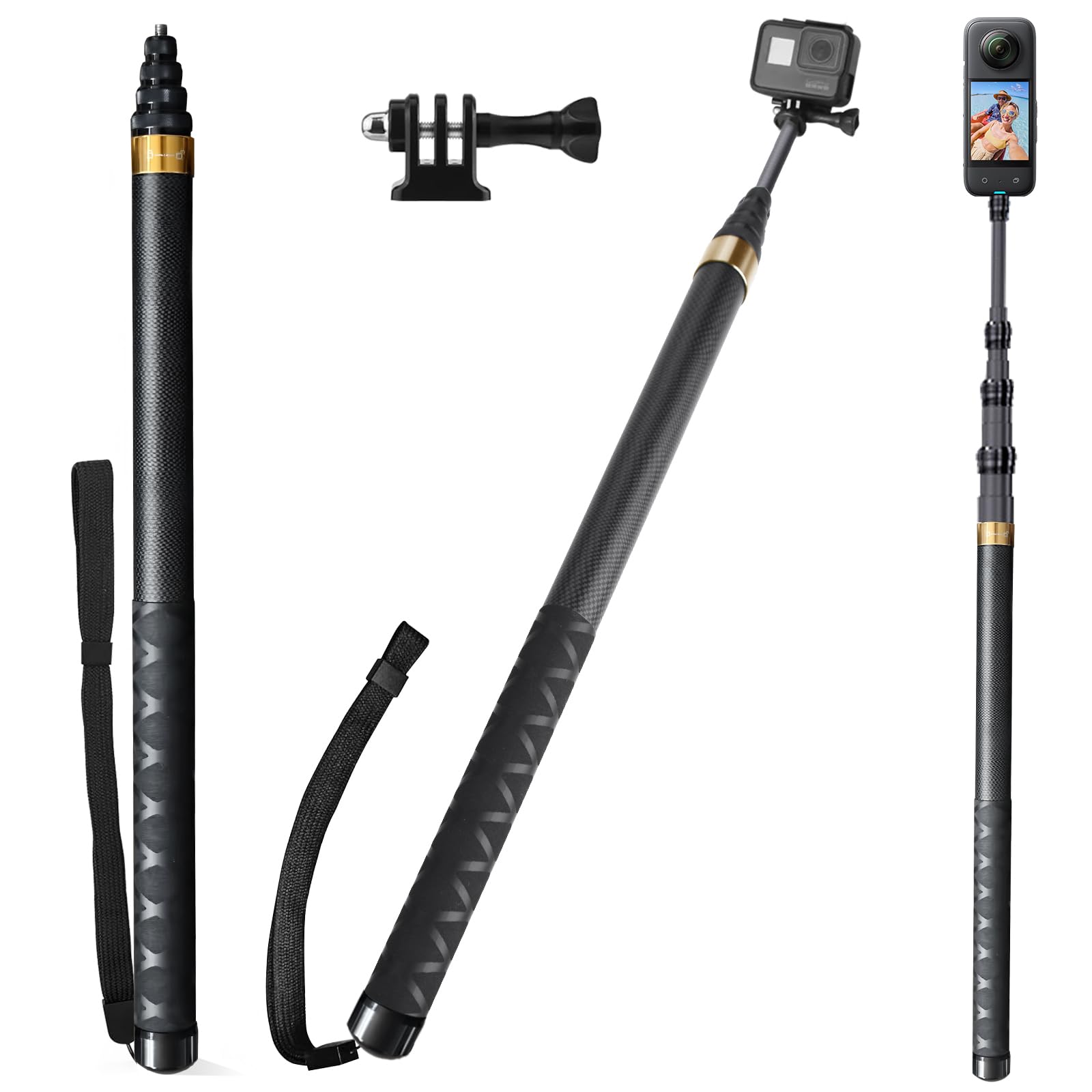 3M/300cm Unsichtbarer Selfie Stick Für Insta 360 X5 X4 X3