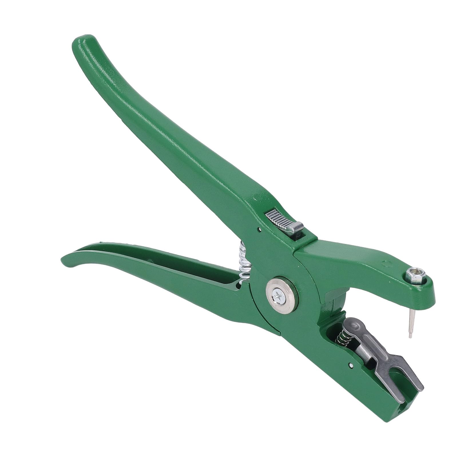 DEWIN Alicates para Etiquetas de Oreja, Pinzas para Etiquetas de Oreja de Ganado, de Aleación de Aluminio, Universales, Verdes, para Etiquetas de Oreja de Cabra, Ganado Vacuno, Vaca,