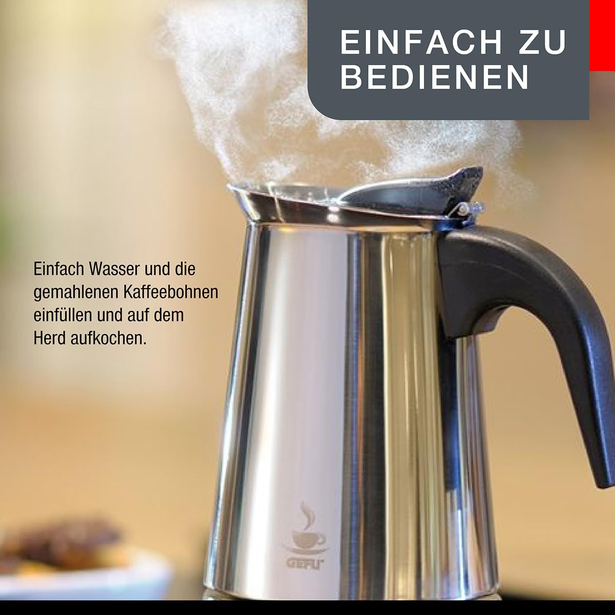 Caffettiera Italiana YMYNY Da 12 Tazze In Acciaio Inox, Adatta A Tutti I Tipi Di Piano Cottura 12 Tazze 87686257