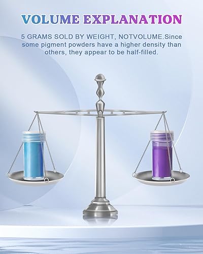 Miniatura 6 de LET'S RESIN Polvo de mica de 36 colores, polvo de pigmento de mica para resina epoxiresina UV, colorante natural para fabricación de jabónvelas,