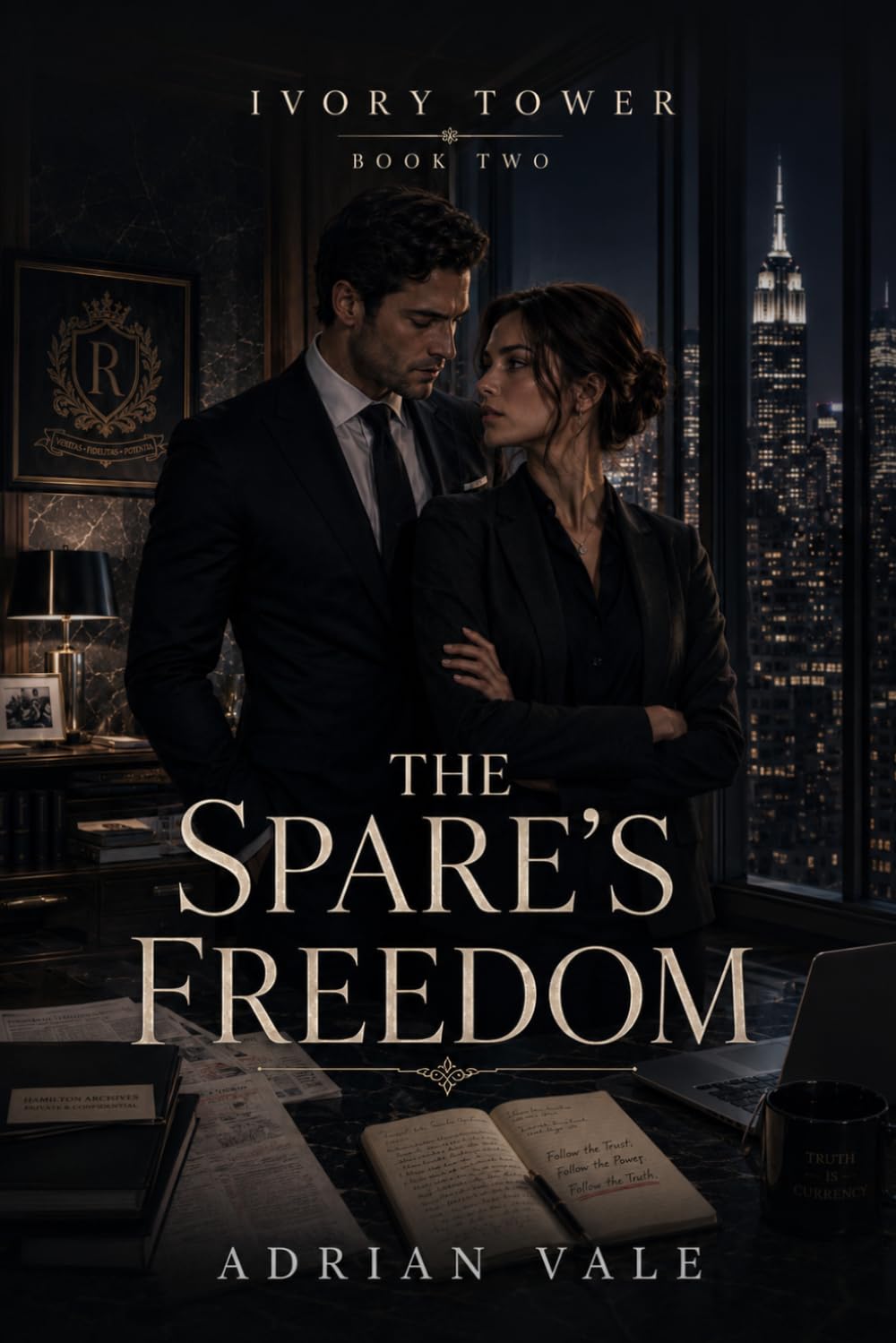 The Spare’s Freedom: A Slow Burn Billionaire Romance with Investigative Journalism, Old Money Secrets, and Quiet Luxury Tension: 2 (Ivory Tower)