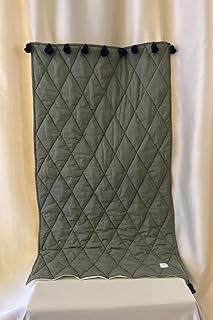 Muslim Prayer Rug - Prayer Rug, Prayer Mat, Muslim Prayer Mat Thick, Muslim Prayer Carpet, Islamic Prayer Rugs, Padded Prayer Mat, Muslim Prayer Rug for Kids (Dark Green Diamond)