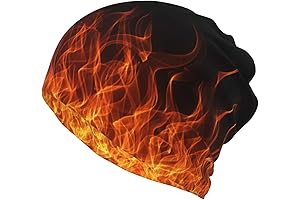 Warm and Stylish Skull Fire Beanies
