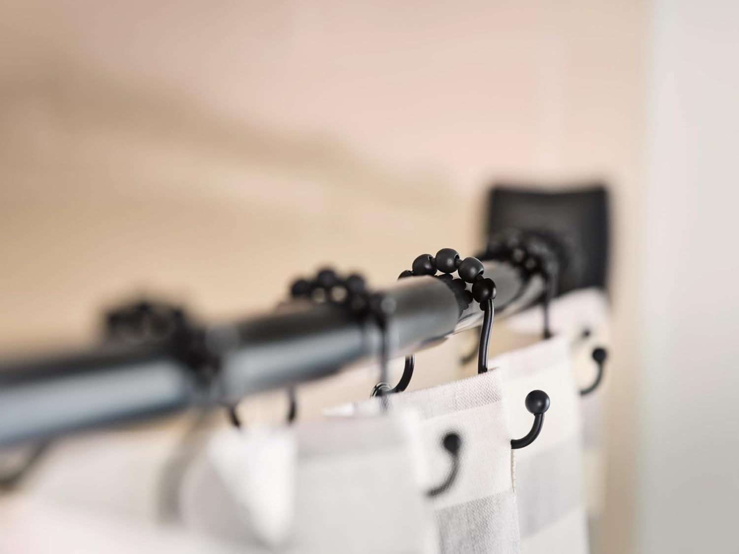 Moen CSR2169BLTriva Adjustable 48 to 72-Inch Curved Shower Curtain Rod