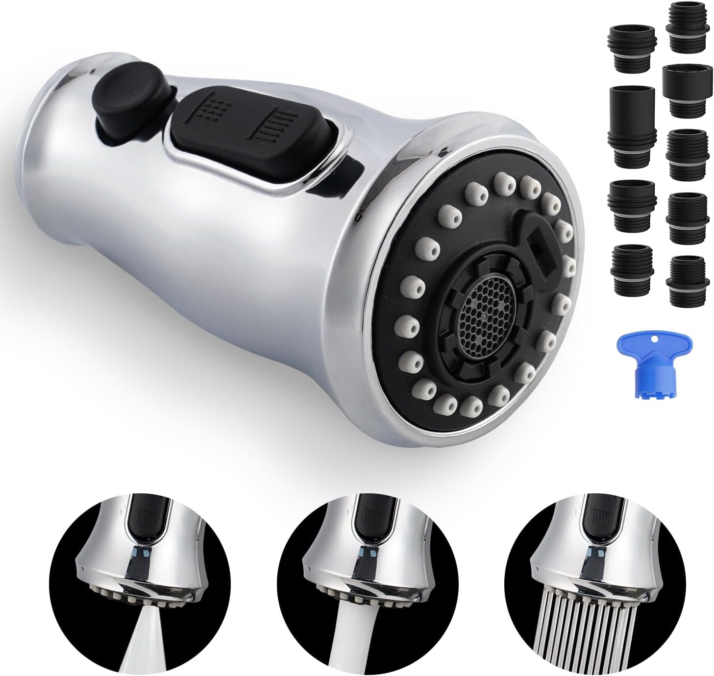 Kitchen Faucet Sprayer Head Replacement, Pull Down Kitchen