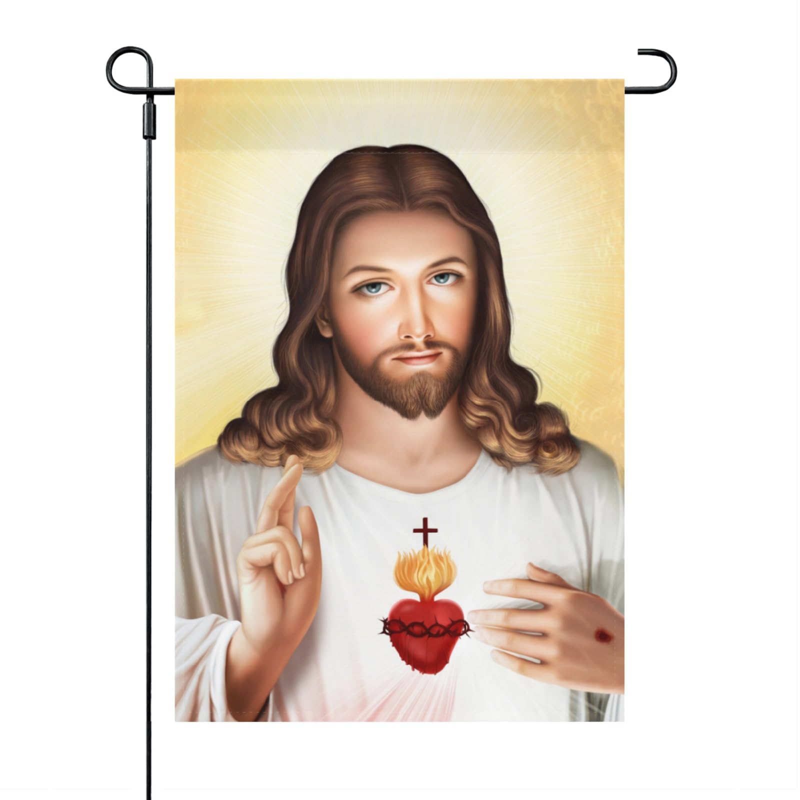 Amazon.co.jp: ヤードフラッグ イエスキリストの神聖なハート