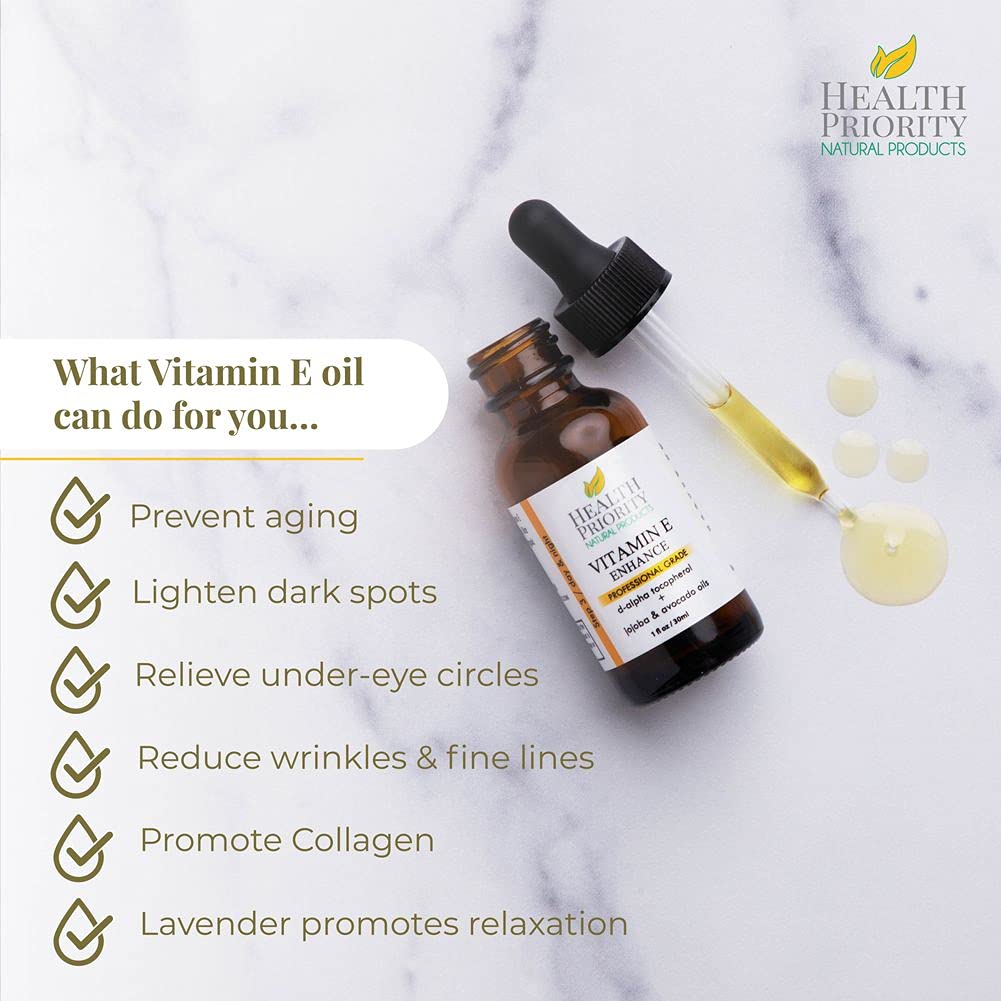 Organic Vitamin E Oil Small Batch, Hand Made in South Carolina Using