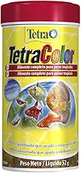 Tetra Color Flakes 52g Tetra Para Todos Os Tipos de Peixe Todas As Fases,