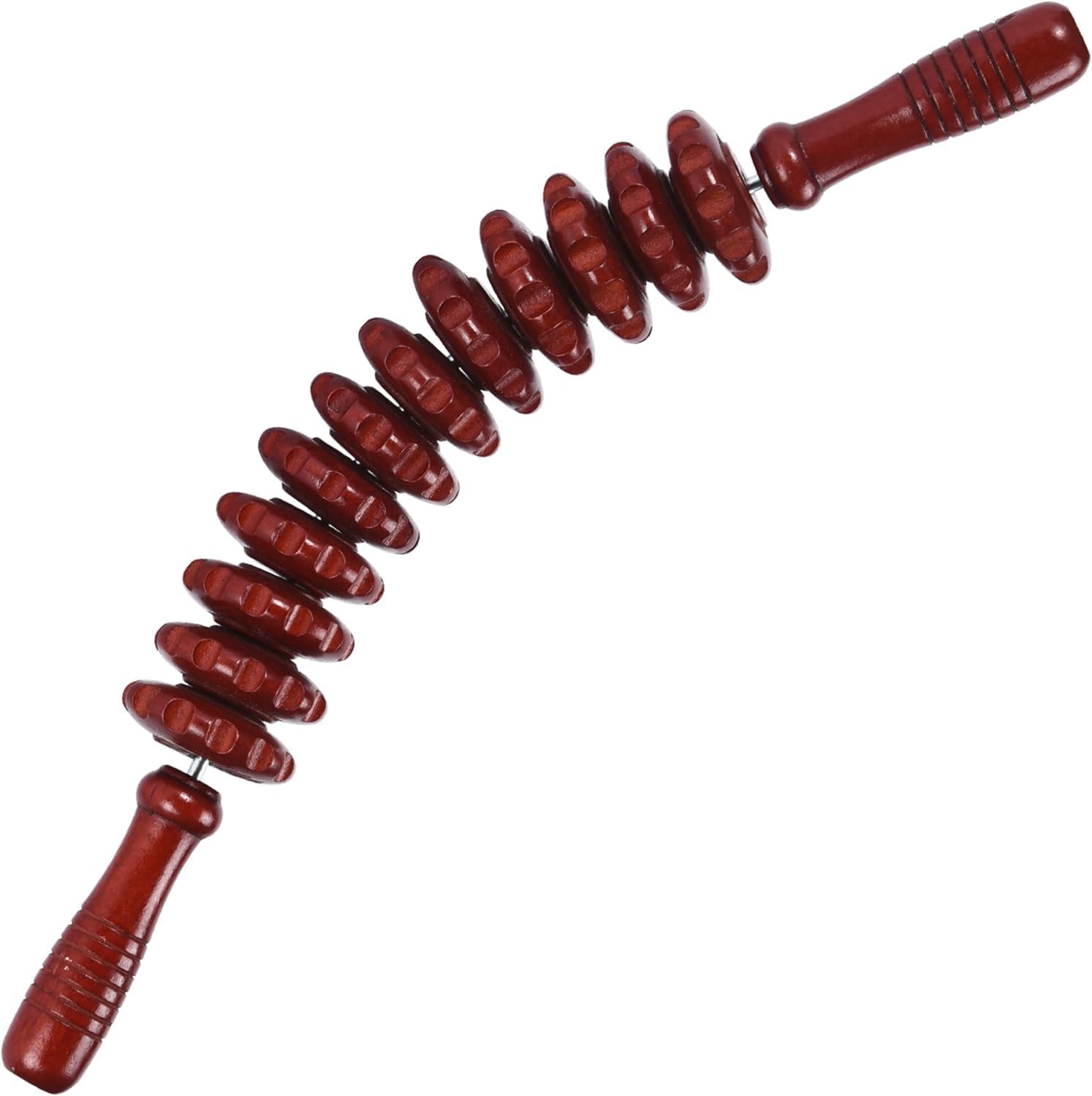 Gyanadh Wooden Massager Curved Design Stick Gua Sha 11 Roller Muscles Stomach Rolling Tool Wheel Body Manual Muscle Hand Relief Back Neck Arms Leg Guasha (B0CVS9DS2G) Amazon Price History, Amazon Price Tracker