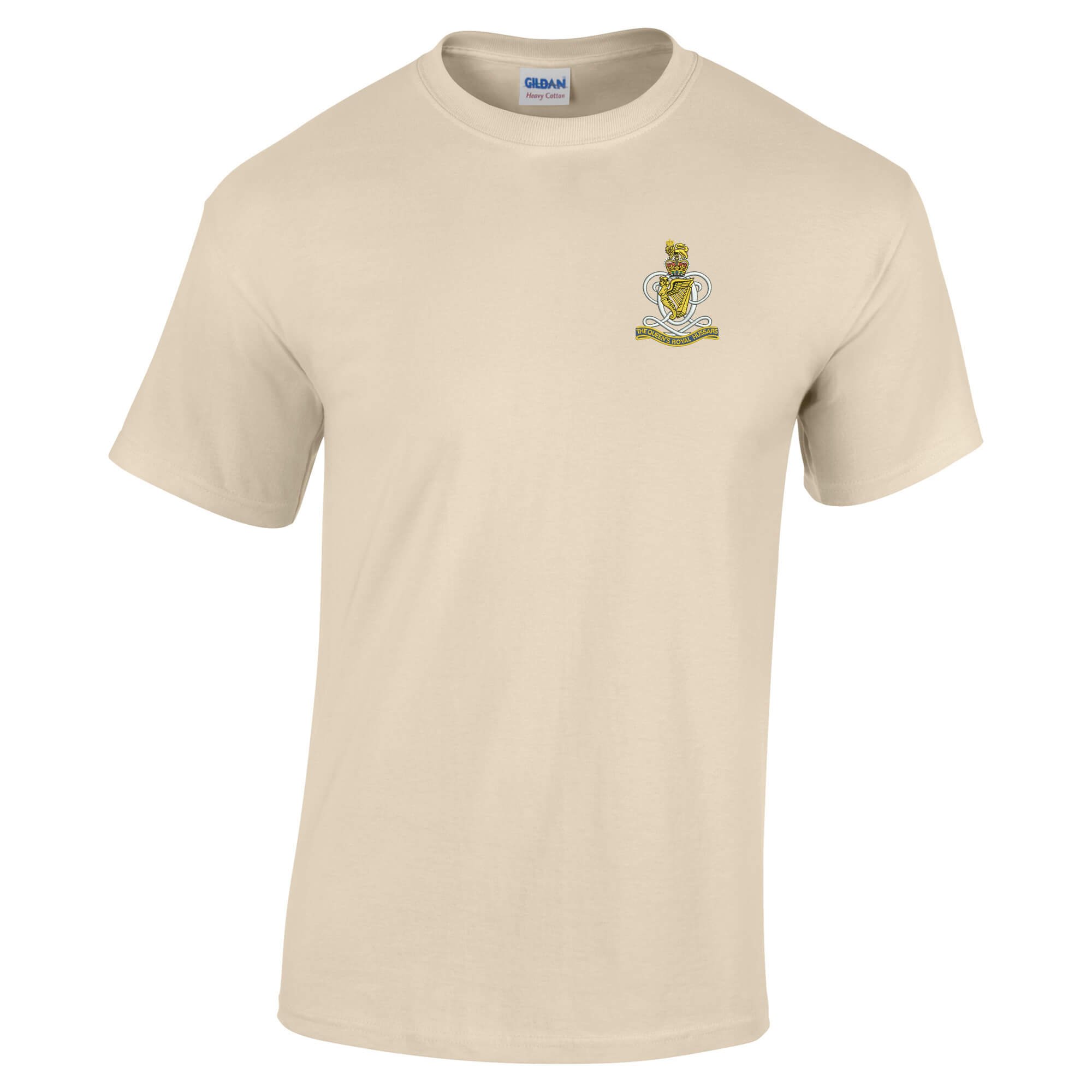 Pineapple Joe's Men's Sand Queens Royal Hussars Embroidered T-Shirt - Small