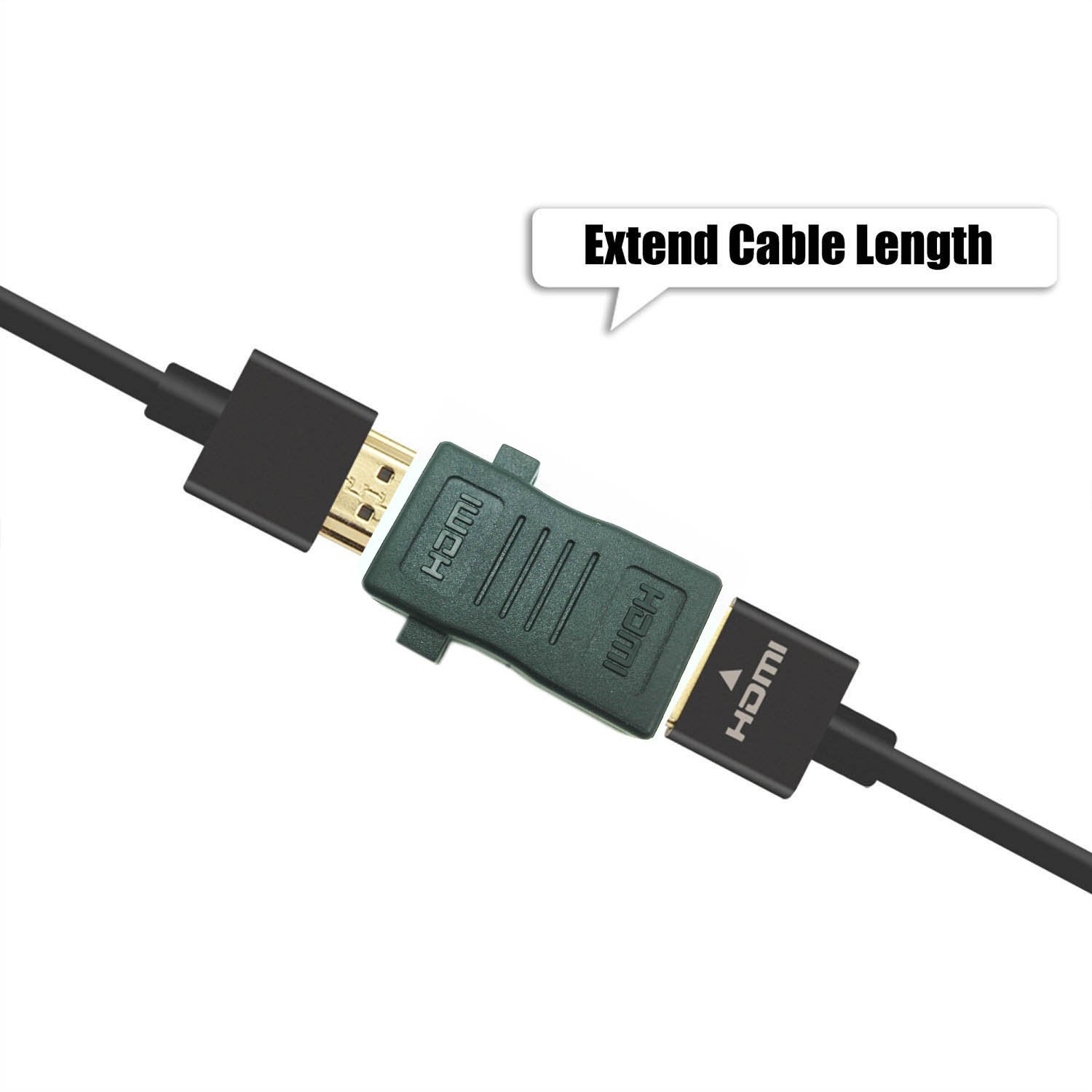 zdyCGTime (2Pack Gold-Plated HDMI Female Coupler,HDMI Female To HDMI 1.4 Female Extension Converter Adapter with Panel Mount Holes - Image 3
