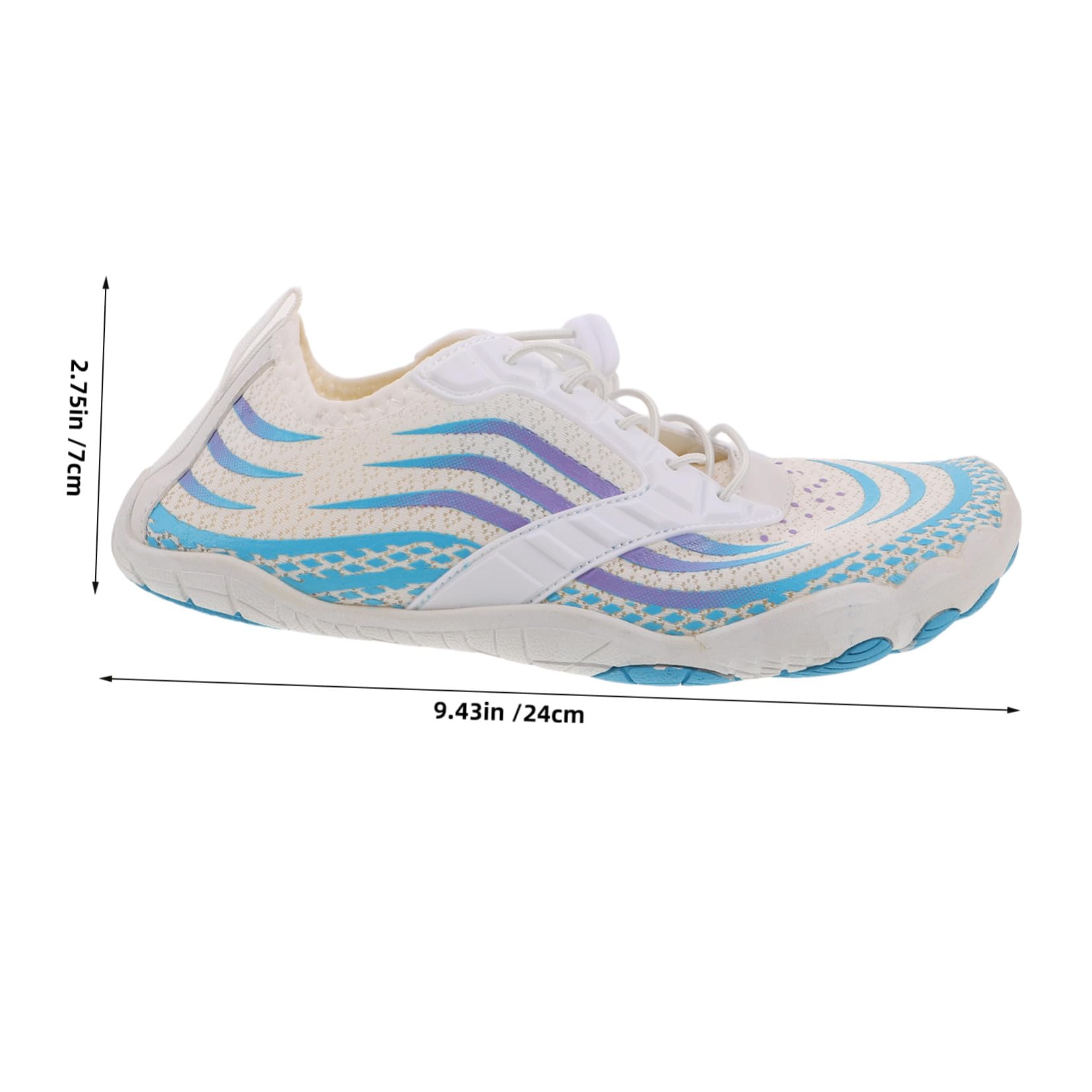Wasserschuhe für Damen Schnelltrocknende Schwimmschuhe mit Rutschfester Sohle für Pool Strand und Wasseraktivitäten Flexibel und Atmungsaktiv