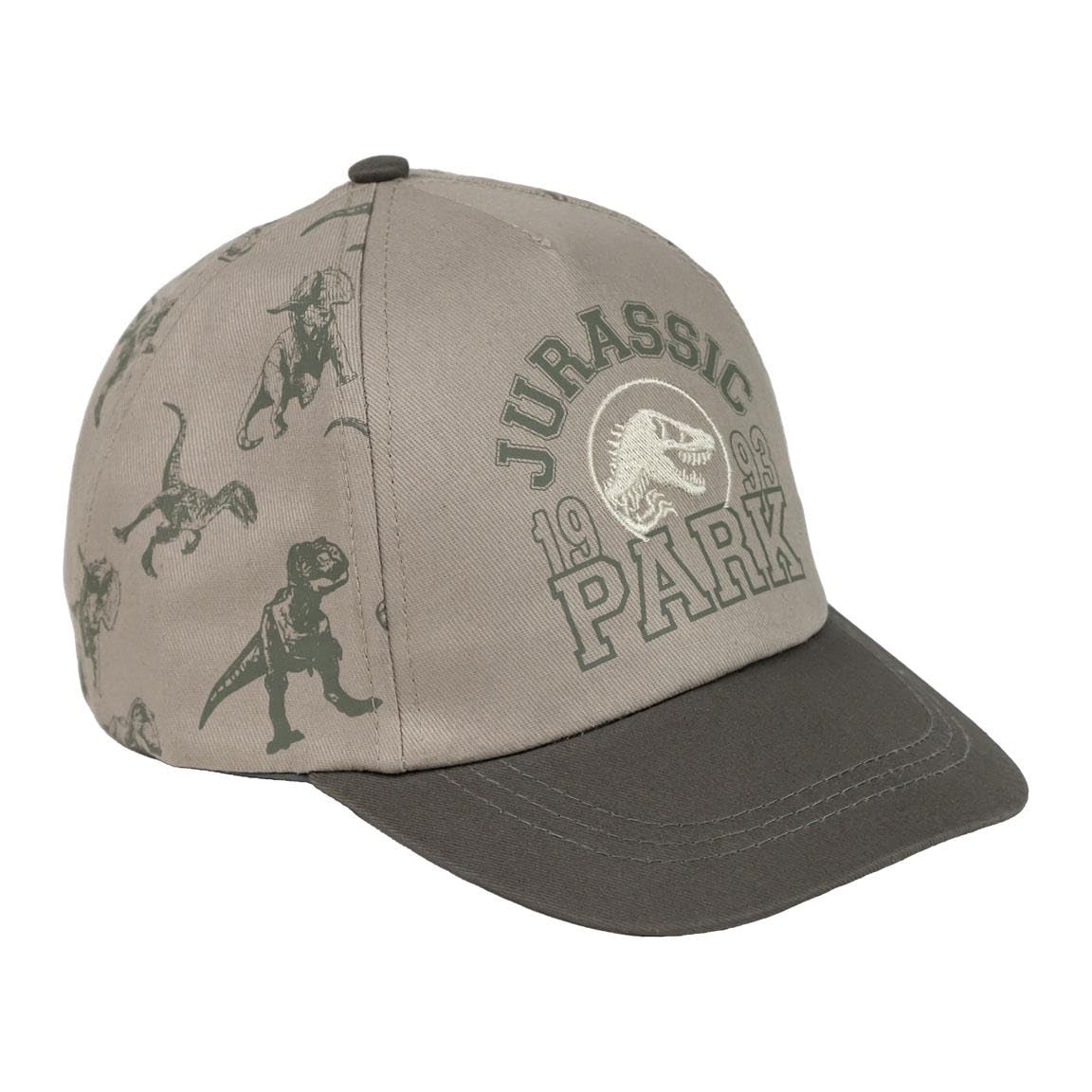 CERDÁ LIFE'S LITTLE MOMENTS Gorra Infantil con Visera de Jurassic Park, Gris, Talla única Unisex niños