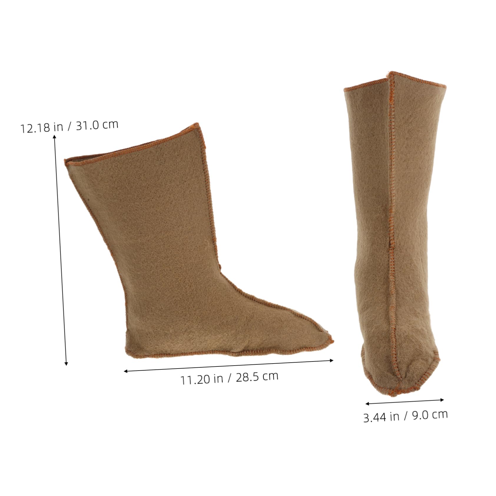 Totority Thermal Boot Liners Thick Warm Ski Socks Waterproof Insulated Liner Socks for