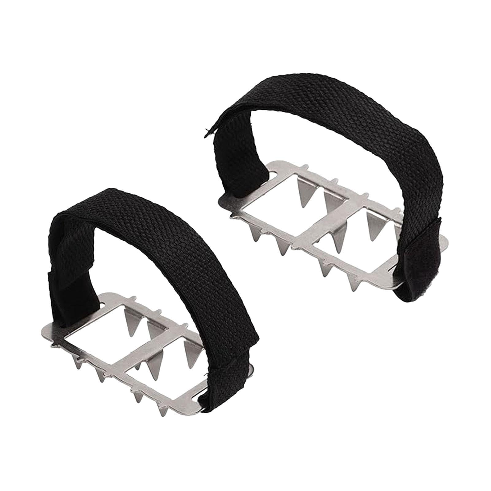 5 Paquetes Crampones Antideslizantes para Zapatos Crampones de Hielo para Nieve Y Hielo Cleats de Tracción Universal Púas Metálicas Resistentes Ajusta