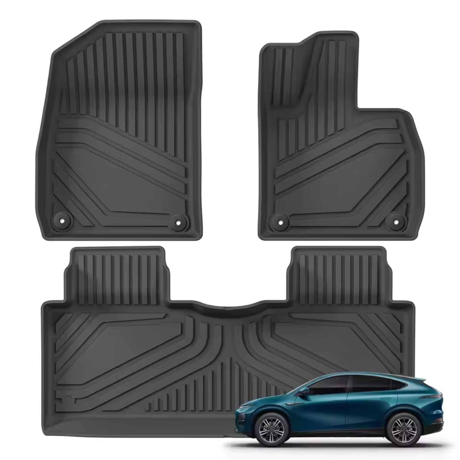 Tapis de sol TPE Xpeng G6 protection coffre et dossier RHD