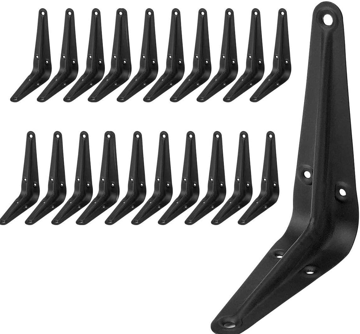 Shelf Brackets 4 Inch Heavy Duty, Saving Space L Floating