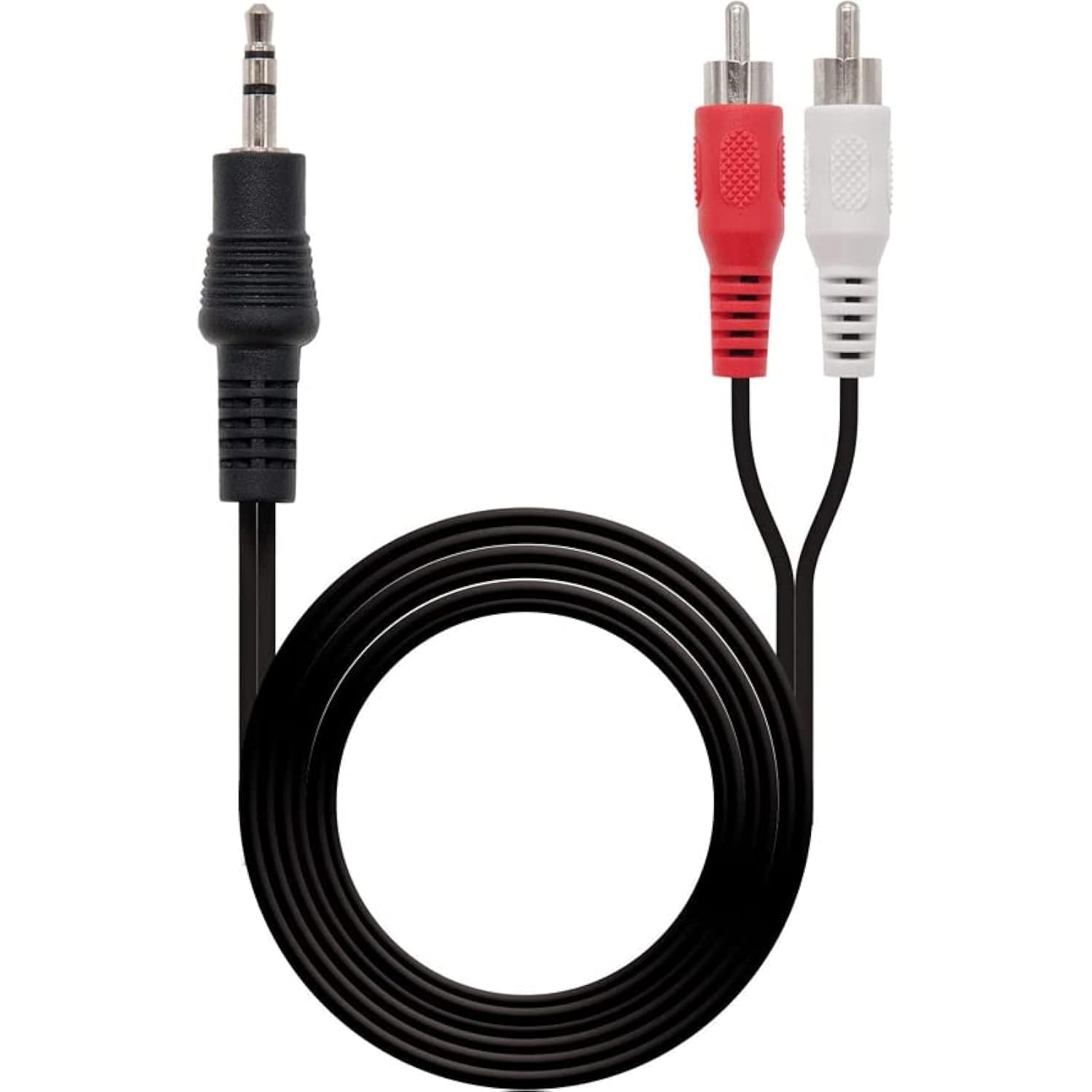 Levitantes 3m 1 x 3.5 to 2 x RCA Stereo Jack Audio Cable Black, 3 m