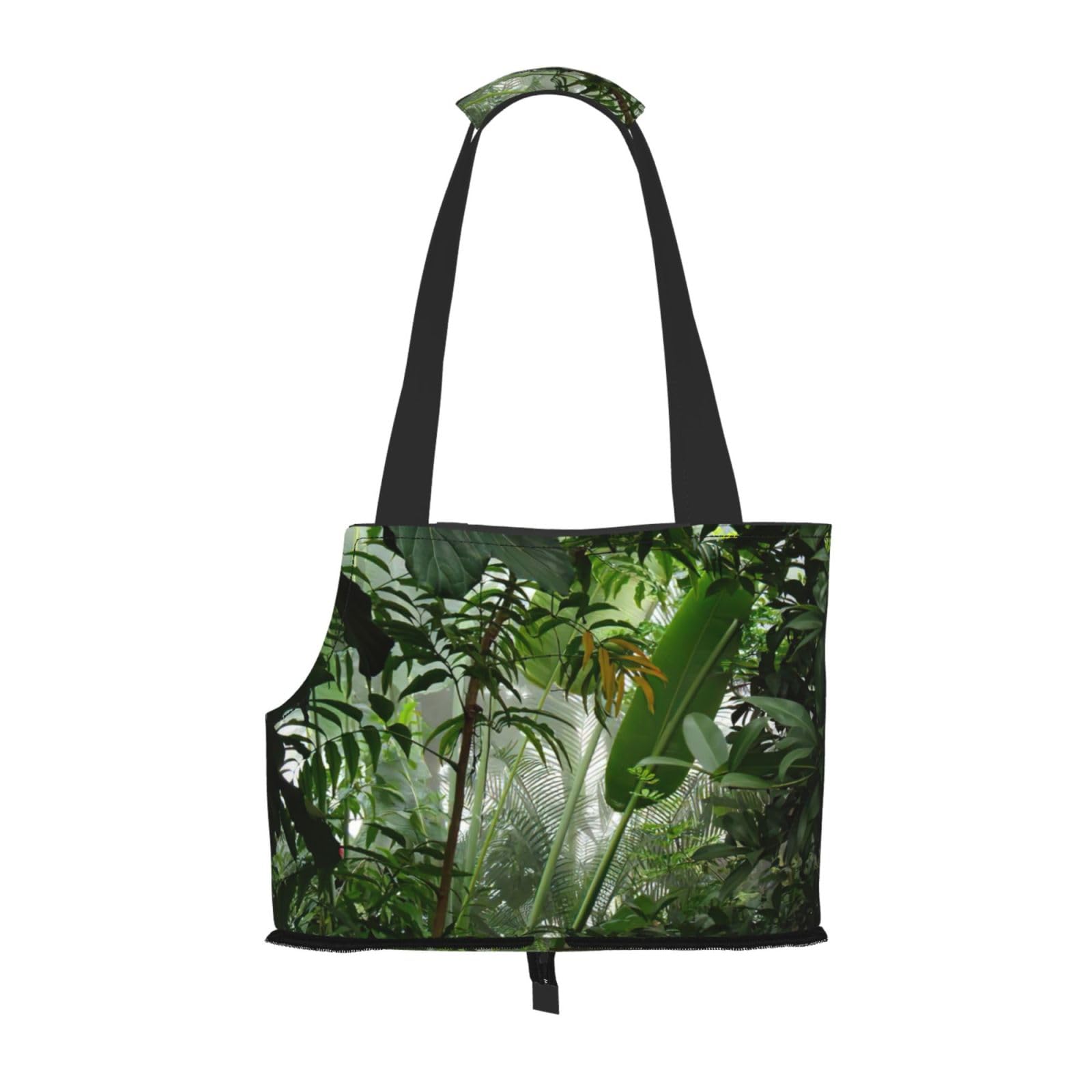 Sac de transport pour petits chiens motif jungle et panier pour chat