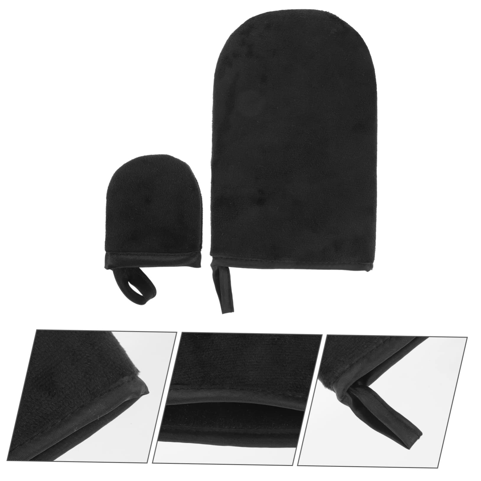 Ipetboom 3 Sets Uv Protection Gloves Manicure Uv Gloves Full Finger Tanning Mitts