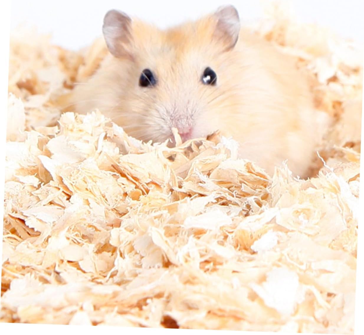 500g Pet Bedding Padding Hamster Natural Bedding Litter Deodorizer Pad Wood Shavings for Small Animals