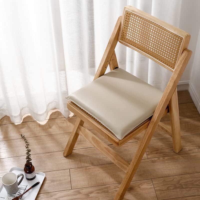 Coussin de siège de chaise à mémoire de forme gris avec fermeture