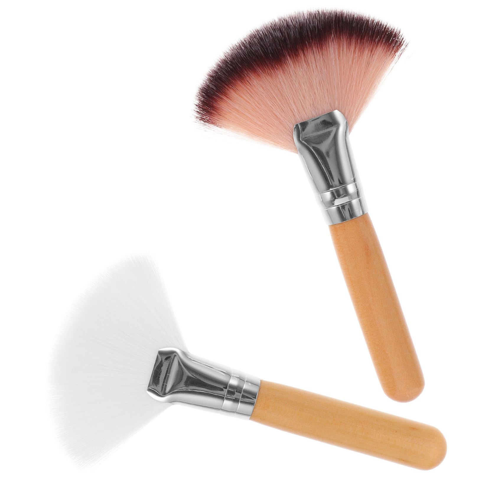 10piezas Brochas De Maquillaje Para Rostro De Mango y Pelo Para Contornear y Resaltar Herramientas De Maquillaje Profesionales